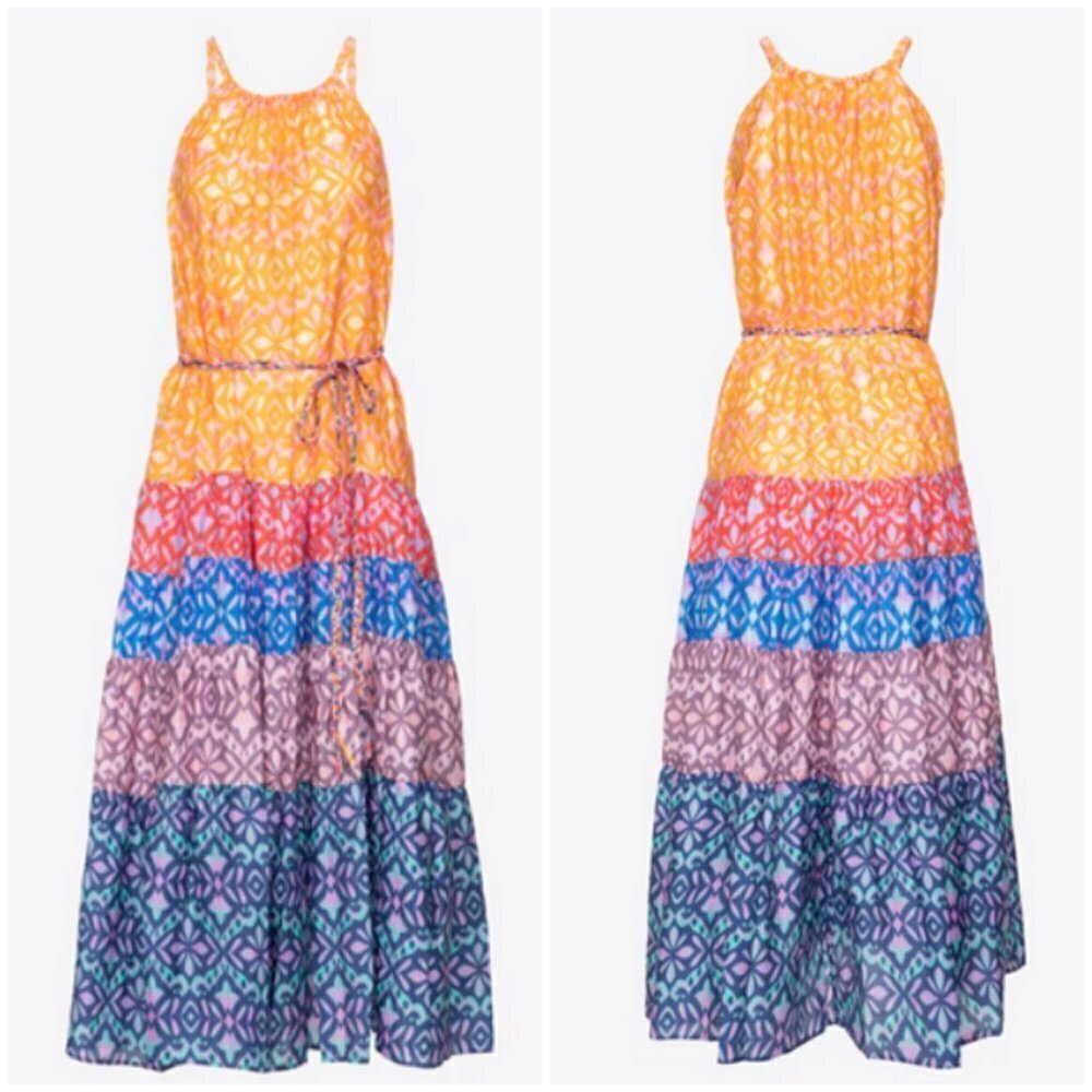 💕XIRENA💕 Viv Dress ~ Fiesta Multi-Color-Block Print XL NWT - Picture 12 of 16